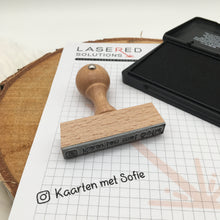 Afbeelding in Gallery-weergave laden, Houten stempel
